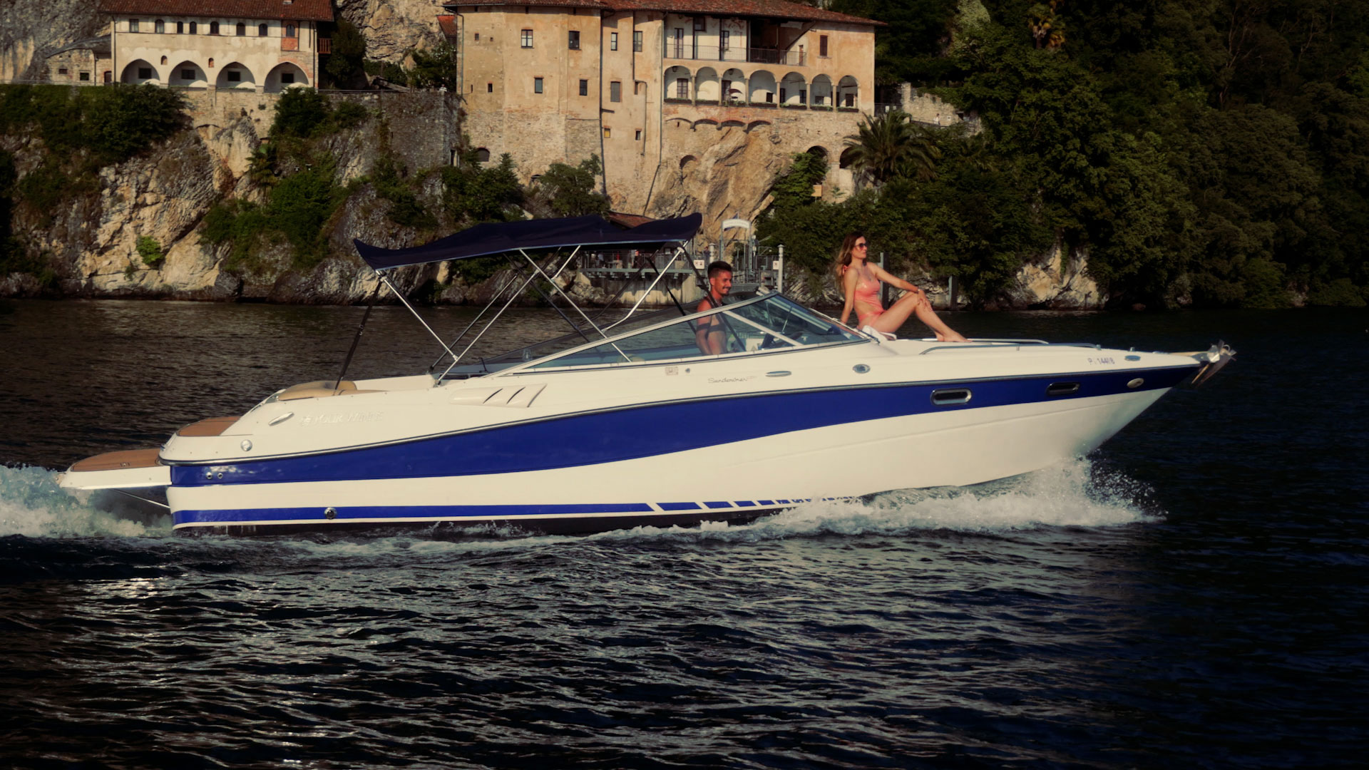 Four Winns 285 op het Lago Maggiore